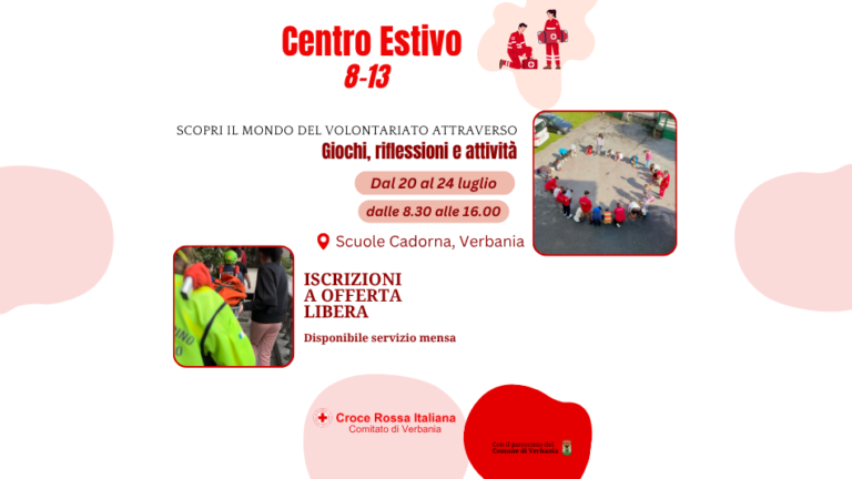 Centro Estivo 8-13 Croce Rossa Verbania